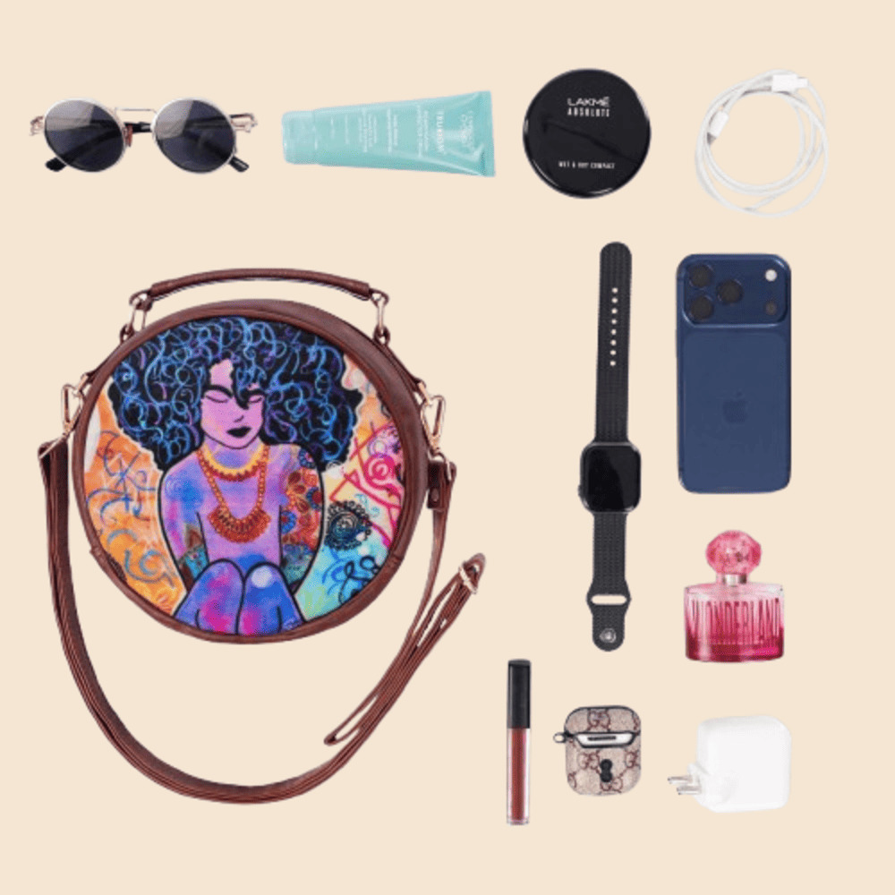 Tapasvi Women Round Bag - Image 4