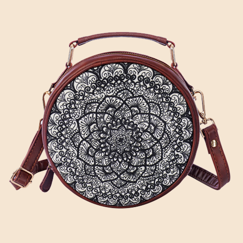 Shyam Chakra Round Bag