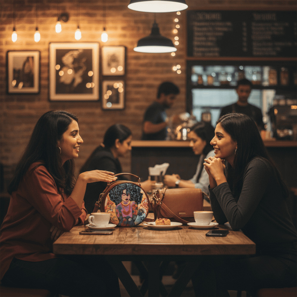 Tapasvi Women Round Bag - Image 5