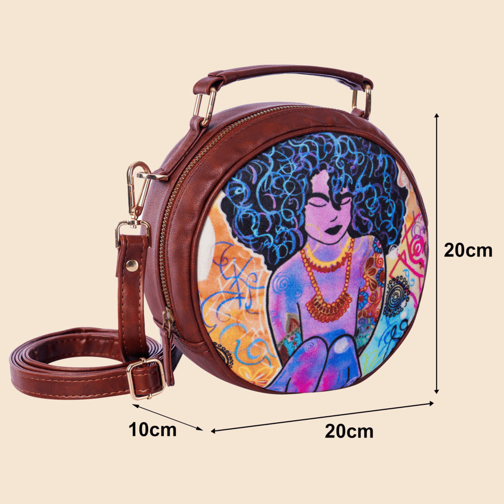 Tapasvi Women Round Bag - Image 2