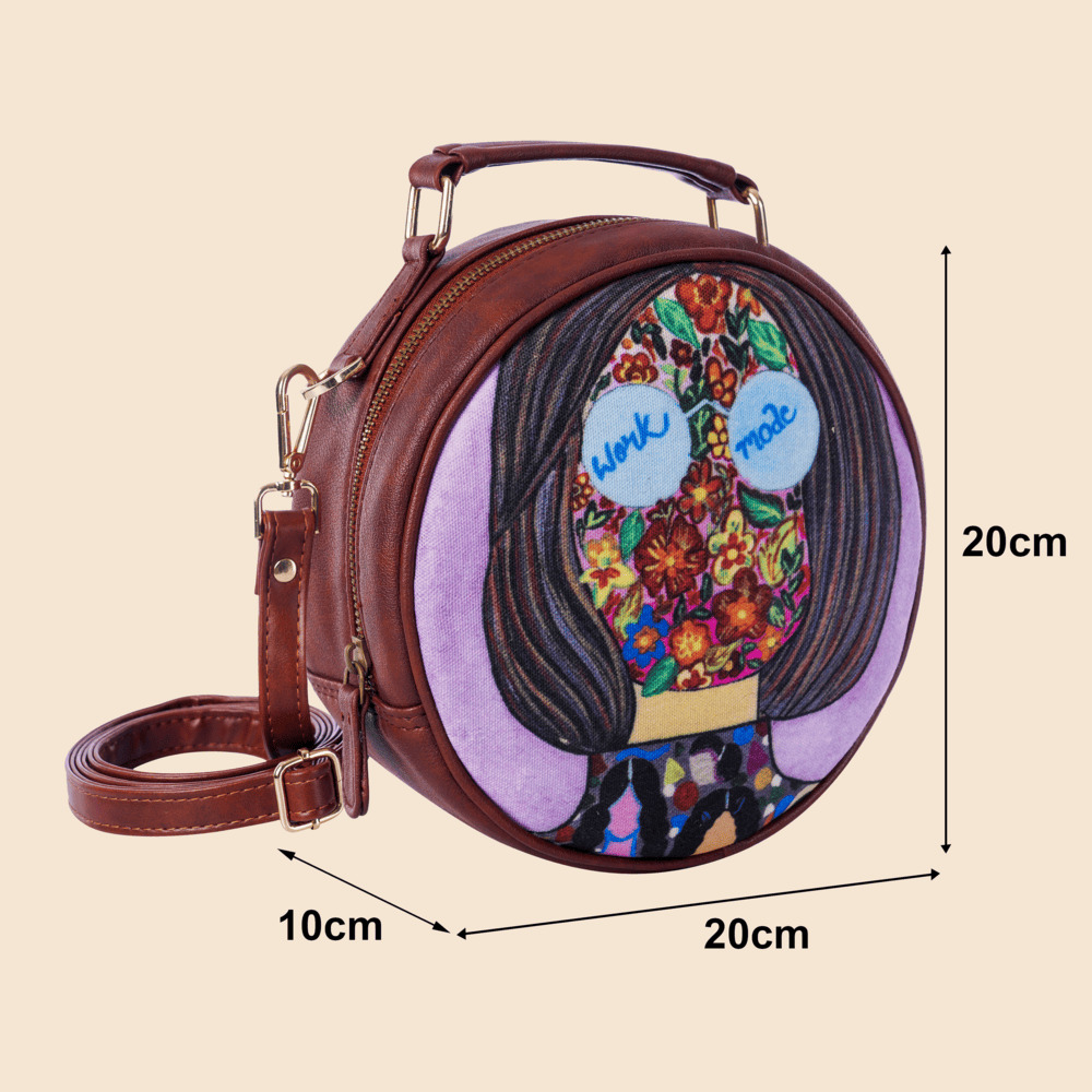 Udyami Women Round Bag - Image 2